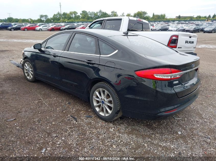 2017 FORD FUSION SE - 3FA6P0H74HR282345