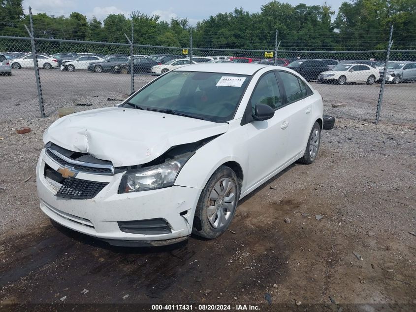 2014 Chevrolet Cruze Ls Auto VIN: 1G1PA5SH4E7249341 Lot: 40117431