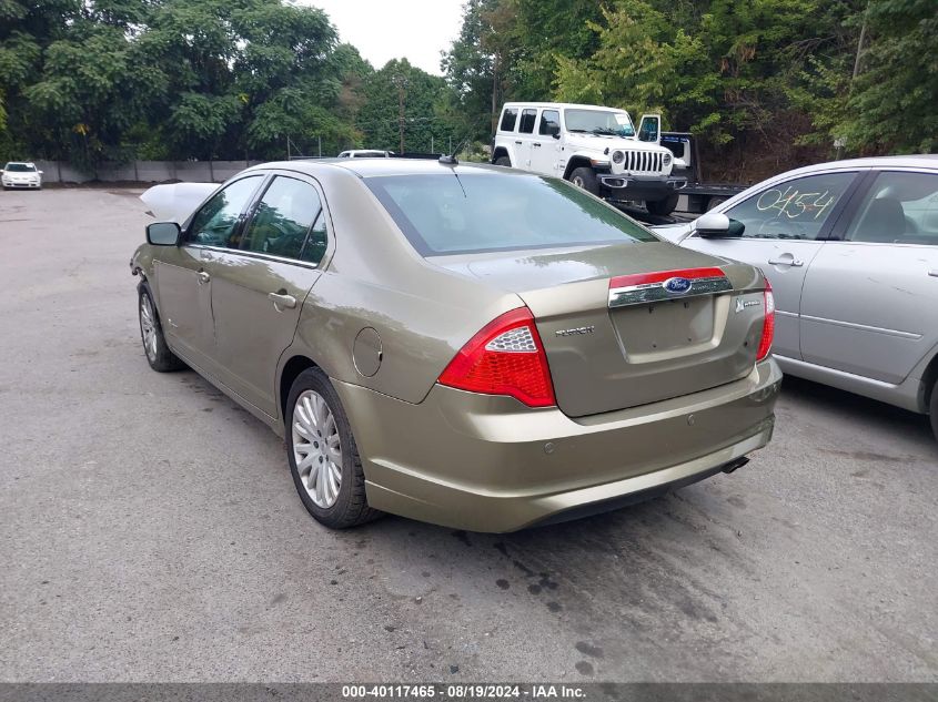 2012 Ford Fusion Hybrid VIN: 3FADP0L39CR161623 Lot: 40117465