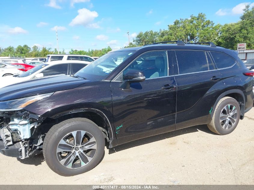 2021 Toyota Highlander Xle VIN: 5TDGZRBH6MS121422 Lot: 40117477