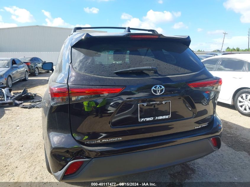 2021 Toyota Highlander Xle VIN: 5TDGZRBH6MS121422 Lot: 40117477