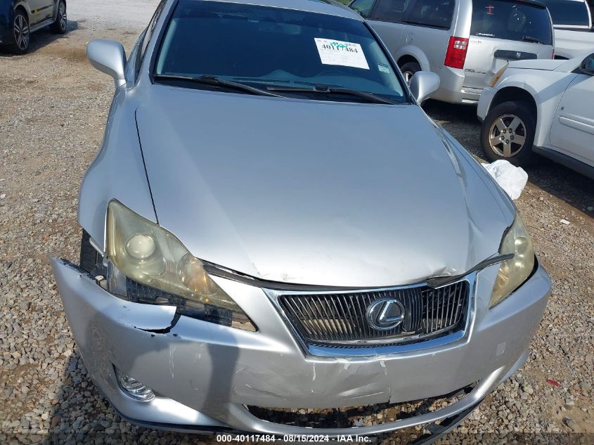 2007 Lexus Is 250 VIN: JTHBK262972035964 Lot: 40117484