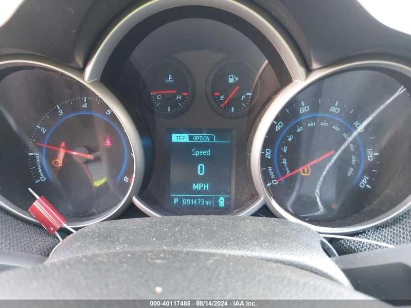 2013 Chevrolet Cruze 1Lt Auto VIN: 1G1PC5SB2D7177236 Lot: 40117485