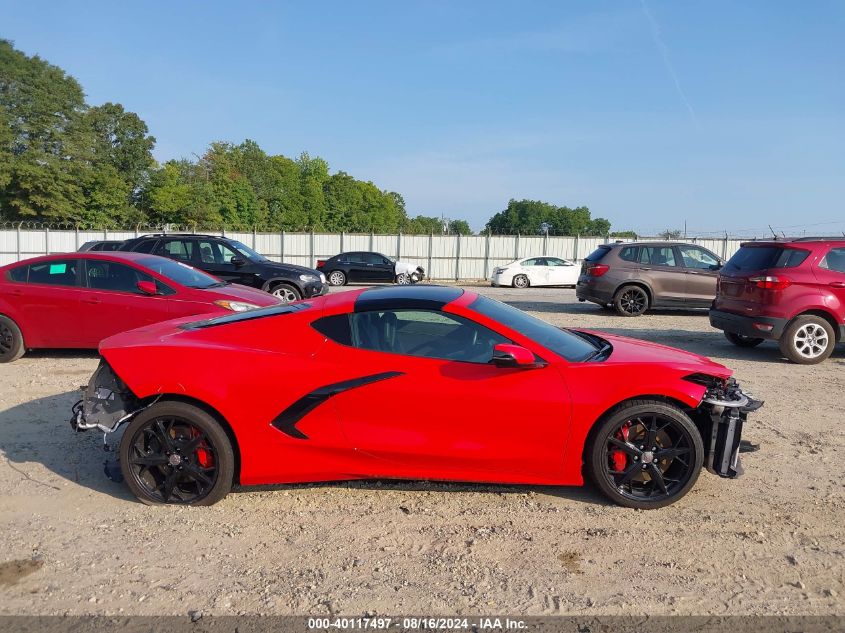 2021 Chevrolet Corvette Stingray Rwd 1Lt VIN: 1G1YA2D49M5120566 Lot: 40117497