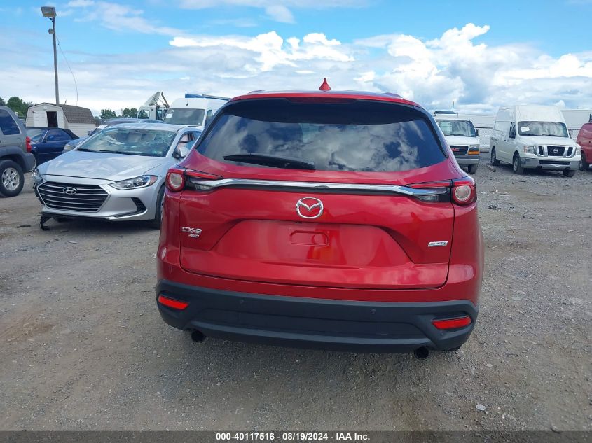 2016 Mazda Cx-9 Touring VIN: JM3TCBCY4G0118474 Lot: 40117516