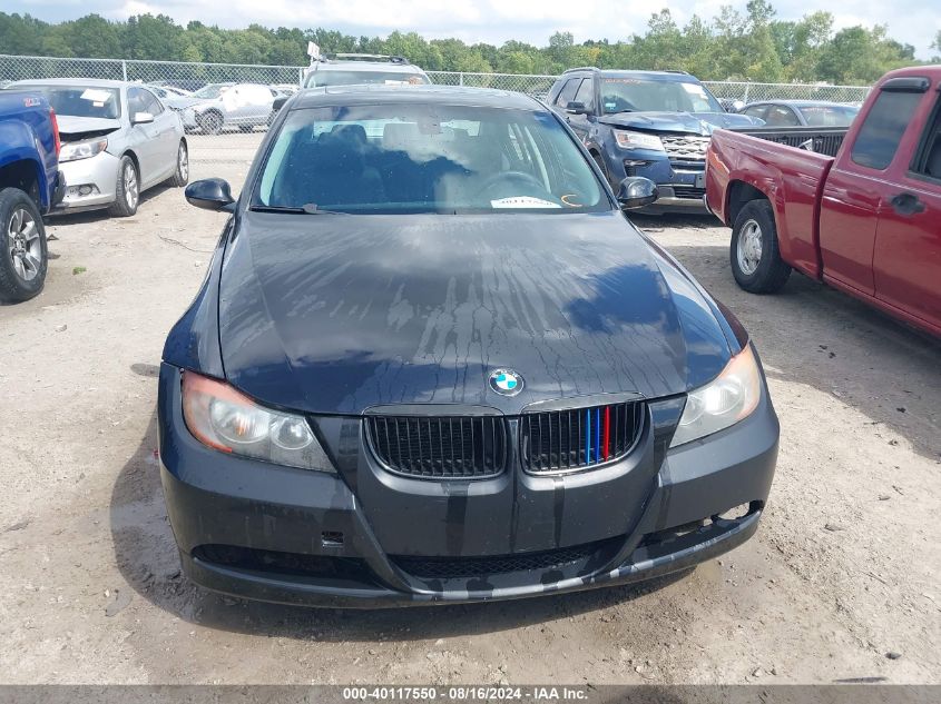 2007 BMW 328I VIN: WBAVA335X7KX72237 Lot: 40117550