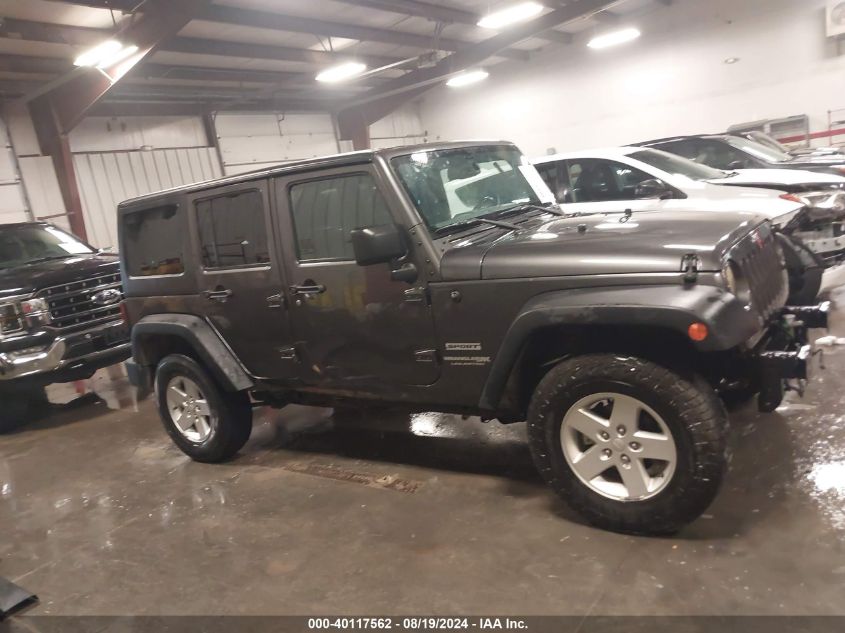 2018 Jeep Wrangler Jk Unlimited Sport S 4X4 VIN: 1C4BJWDG9JL898047 Lot: 40117562