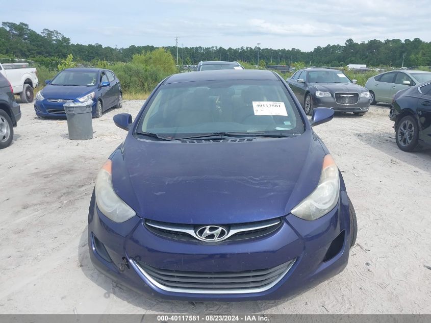 2013 Hyundai Elantra Gls VIN: 5NPDH4AE1DH227704 Lot: 40117581