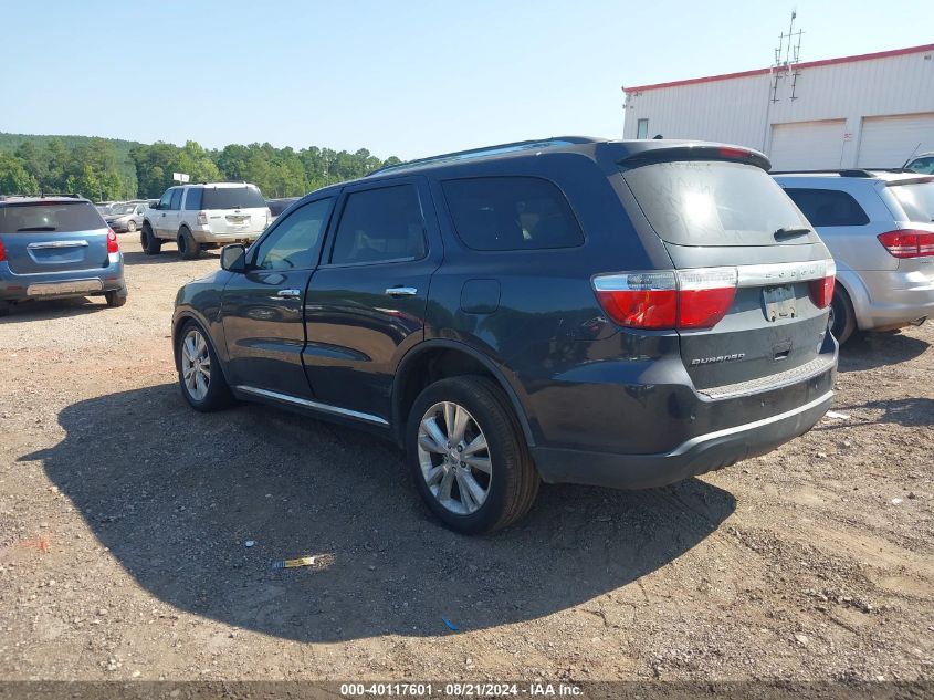 2013 Dodge Durango Crew VIN: 1C4RDHDG7DC688732 Lot: 40117601