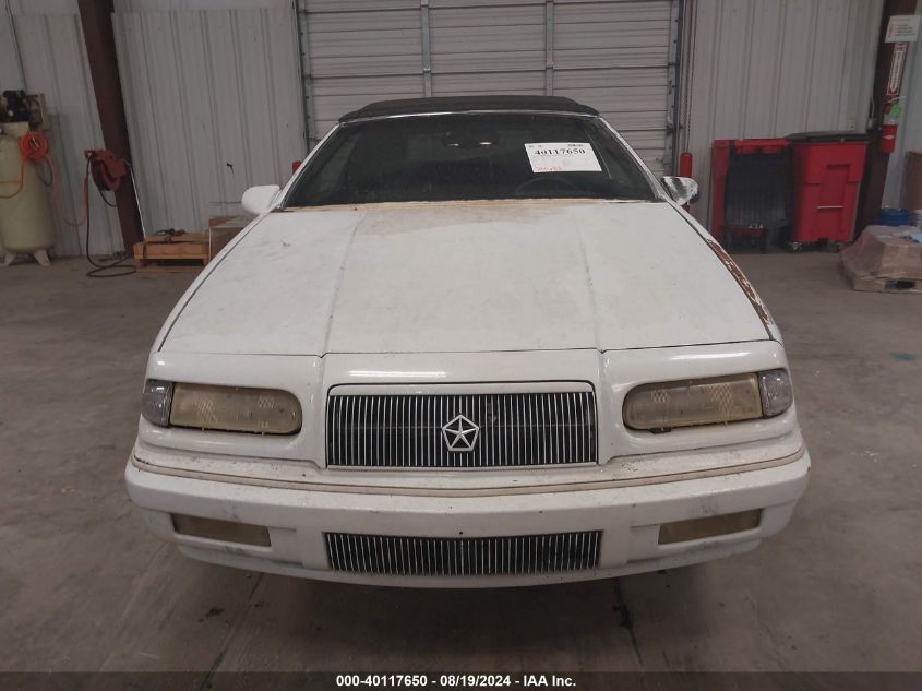 1995 Chrysler Lebaron Gtc VIN: 1C3EU4535SF560895 Lot: 40117650