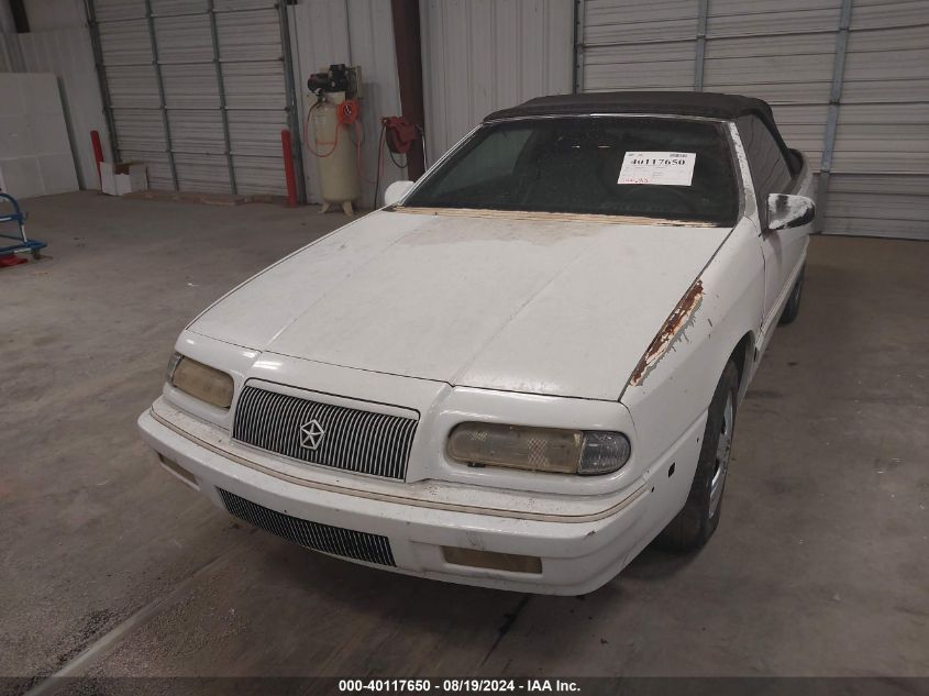 1995 Chrysler Lebaron Gtc VIN: 1C3EU4535SF560895 Lot: 40117650