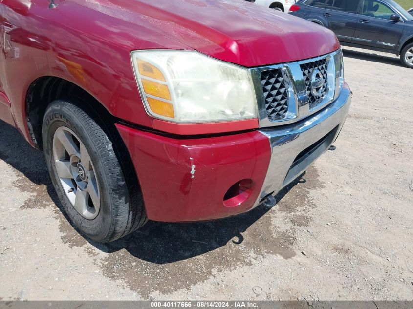 2007 Nissan Titan Xe/Se/Le VIN: 1N6BA07A97N220512 Lot: 40117666