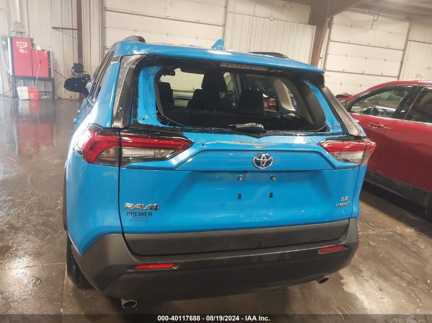 2021 Toyota Rav4 Hybrid Le VIN: JTMLWRFV8MD119609 Lot: 40117688