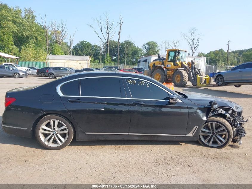 2016 BMW 750I xDrive VIN: WBA7F2C56GG420005 Lot: 40117706