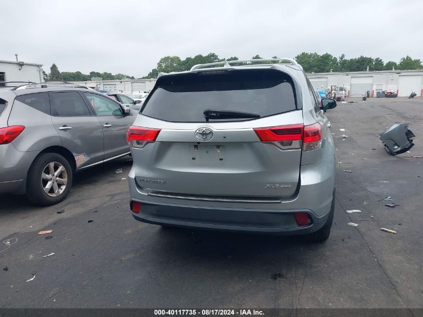 2018 Toyota Highlander Xle VIN: 5TDJZRFHXJS525111 Lot: 40117735