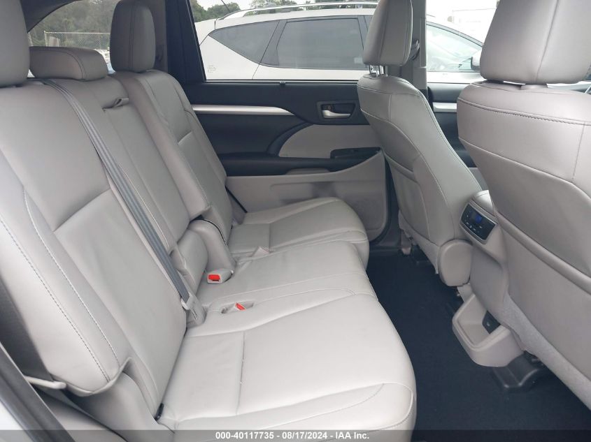 2018 Toyota Highlander Xle VIN: 5TDJZRFHXJS525111 Lot: 40117735