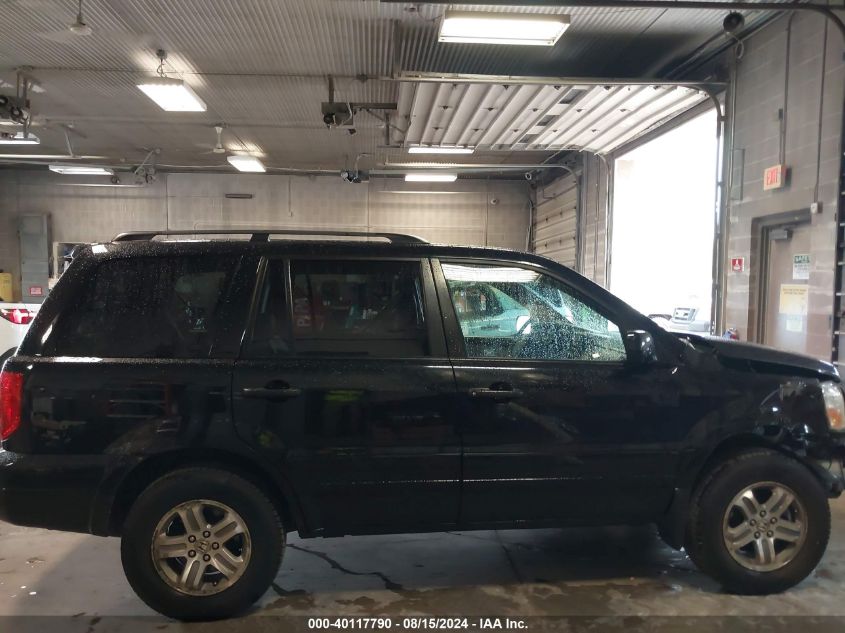 2005 Honda Pilot Exl VIN: 5FNYF18595B022742 Lot: 40117790