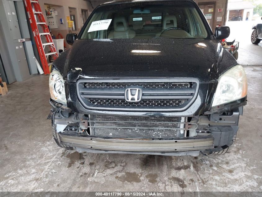 2005 Honda Pilot Exl VIN: 5FNYF18595B022742 Lot: 40117790