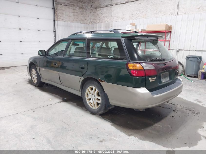 2000 Subaru Legacy Outback Limited VIN: 4S3BH6868Y6658073 Lot: 40117813