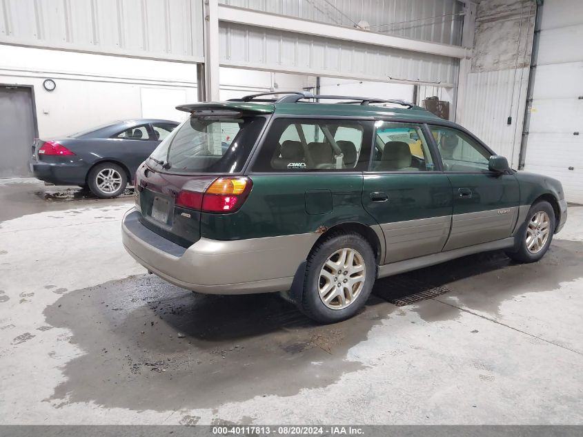 2000 Subaru Legacy Outback Limited VIN: 4S3BH6868Y6658073 Lot: 40117813