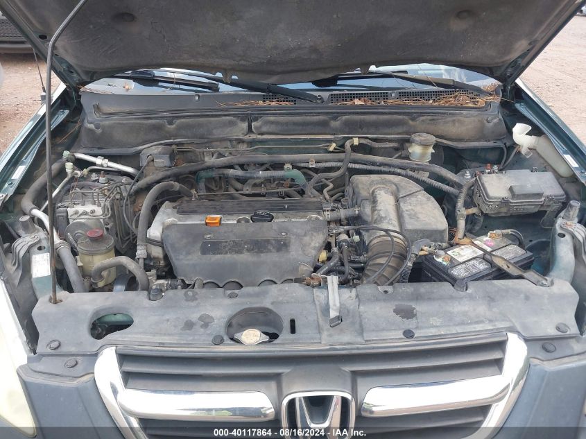 2003 Honda Cr-V Ex VIN: JHLRD78853C018854 Lot: 40117864