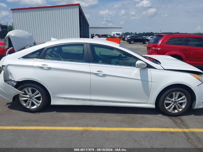 2014 Hyundai Sonata Gls VIN: 5NPEB4AC6EH932763 Lot: 40117878