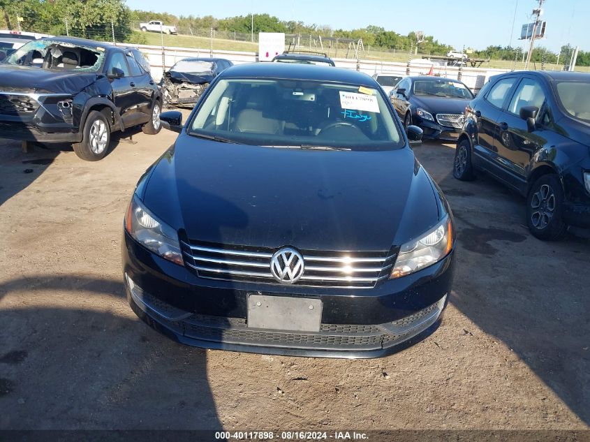 2013 Volkswagen Passat 2.5L Se VIN: 1VWBH7A34DC001592 Lot: 40117898