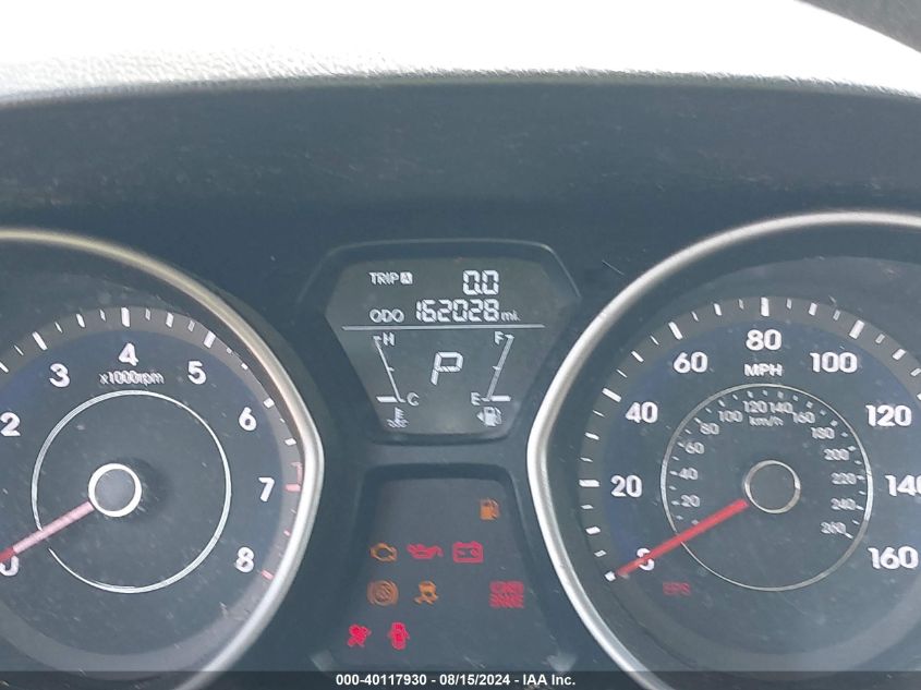 2011 Hyundai Elantra Gls VIN: 5NPDH4AEXBH013338 Lot: 40117930