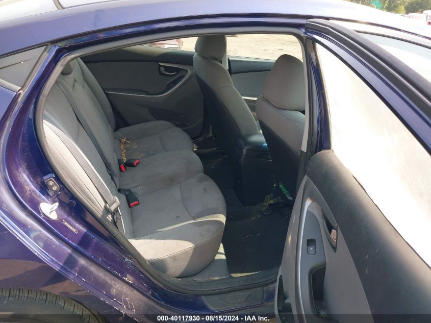 2011 Hyundai Elantra Gls VIN: 5NPDH4AEXBH013338 Lot: 40117930