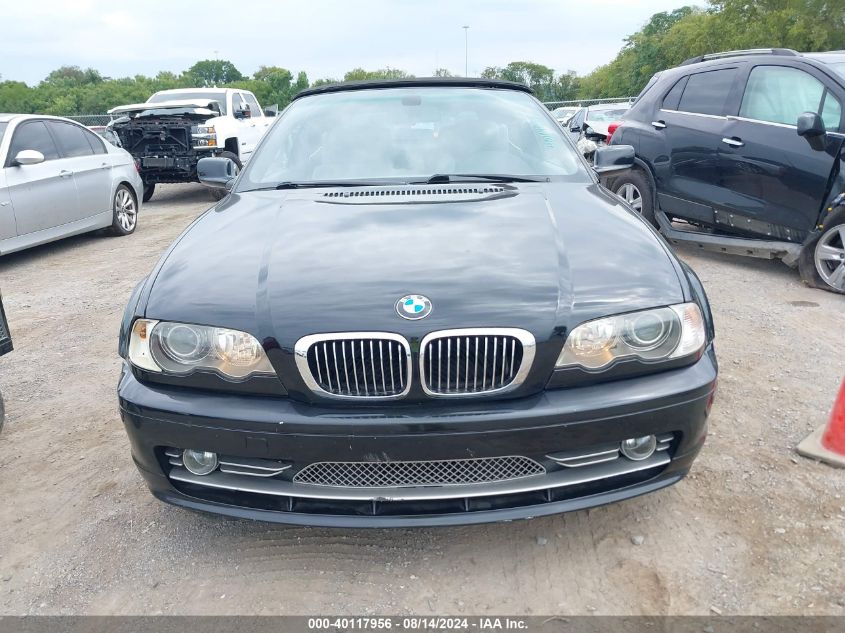 2003 BMW 330Ci VIN: WBABS534X3JU98928 Lot: 40117956