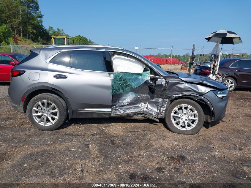 2021 Buick Envision Fwd Preferred VIN: LRBAZLR46MD109867 Lot: 40117969