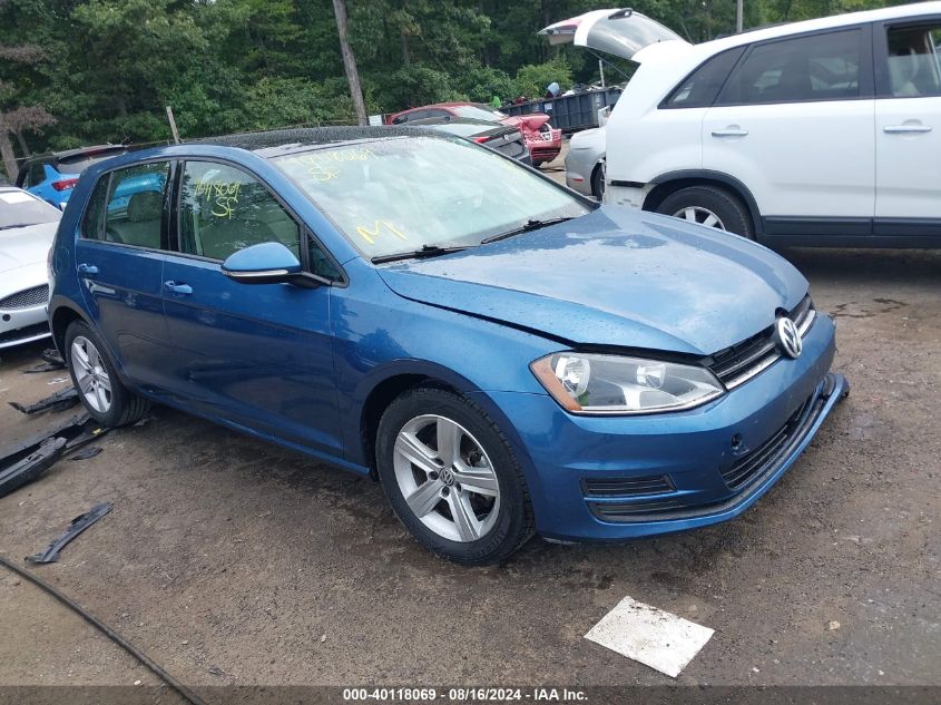 3VW217AUXHM051155 2017 VOLKSWAGEN GOLF - Image 1