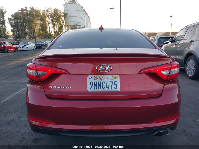 2016 HYUNDAI SONATA SE - 5NPE24AFXGH269940