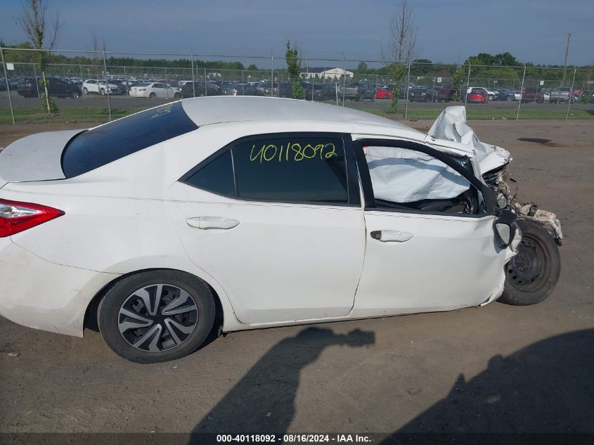 2014 Toyota Corolla L VIN: 2T1BURHE6EC042560 Lot: 40118092