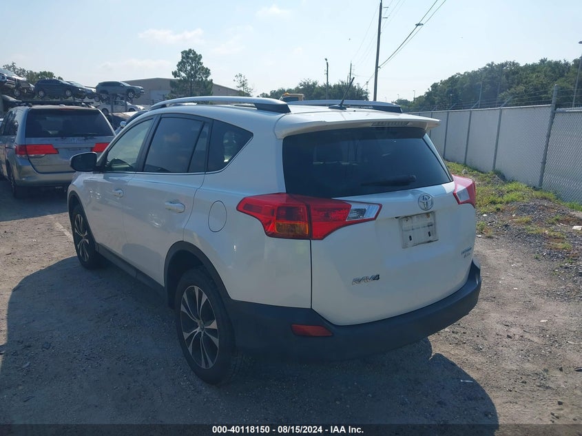 2015 TOYOTA RAV4 LIMITED - JTMDFREV0FD157781