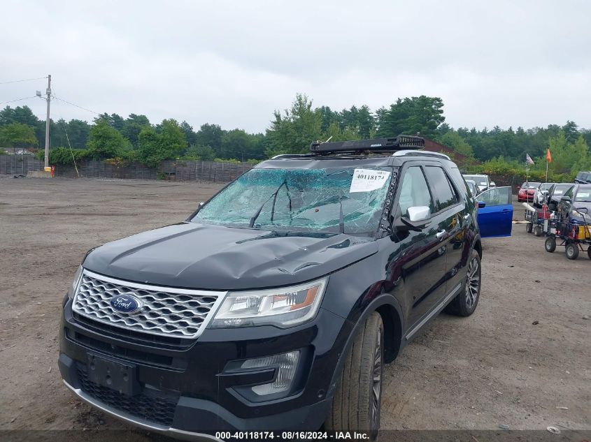 2016 Ford Explorer Platinum VIN: 1FM5K8HT3GGA68237 Lot: 40118174