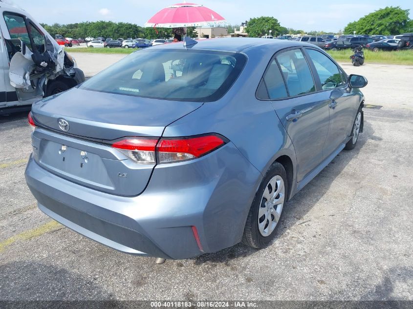 2021 Toyota Corolla Le VIN: 5YFEPMAE9MP166550 Lot: 40118183