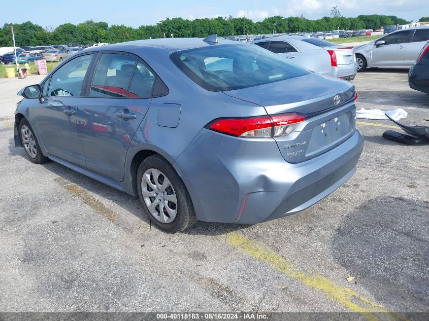 2021 Toyota Corolla Le VIN: 5YFEPMAE9MP166550 Lot: 40118183