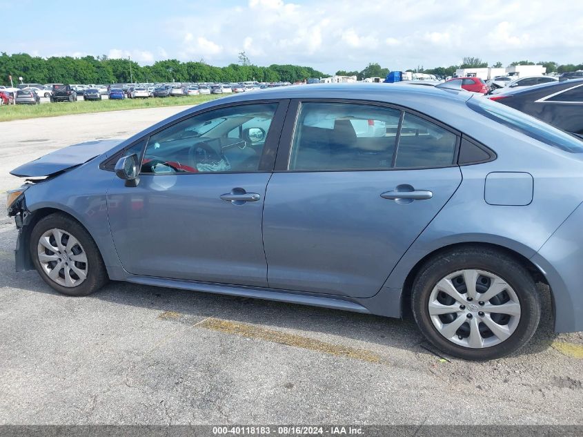 2021 Toyota Corolla Le VIN: 5YFEPMAE9MP166550 Lot: 40118183