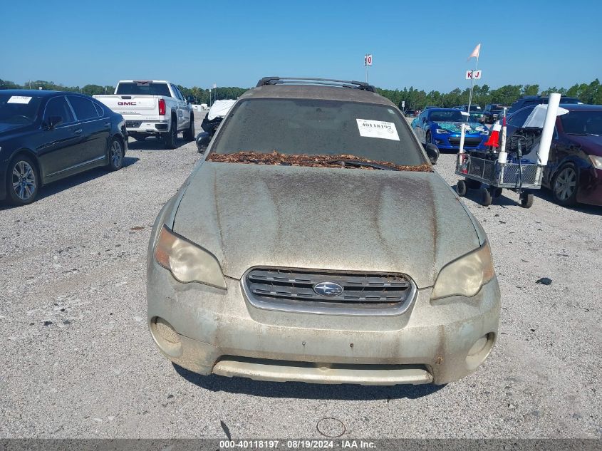 2006 Subaru Outback 2.5I VIN: 4S4BP61C867333252 Lot: 40118197