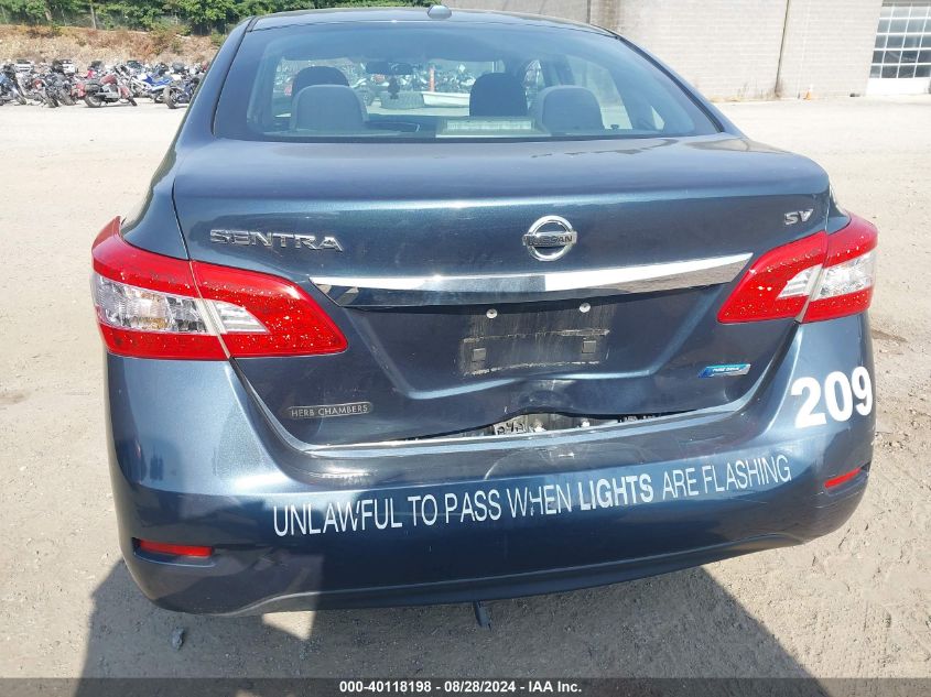 2013 Nissan Sentra Sv VIN: 3N1AB7AP8DL708138 Lot: 40118198