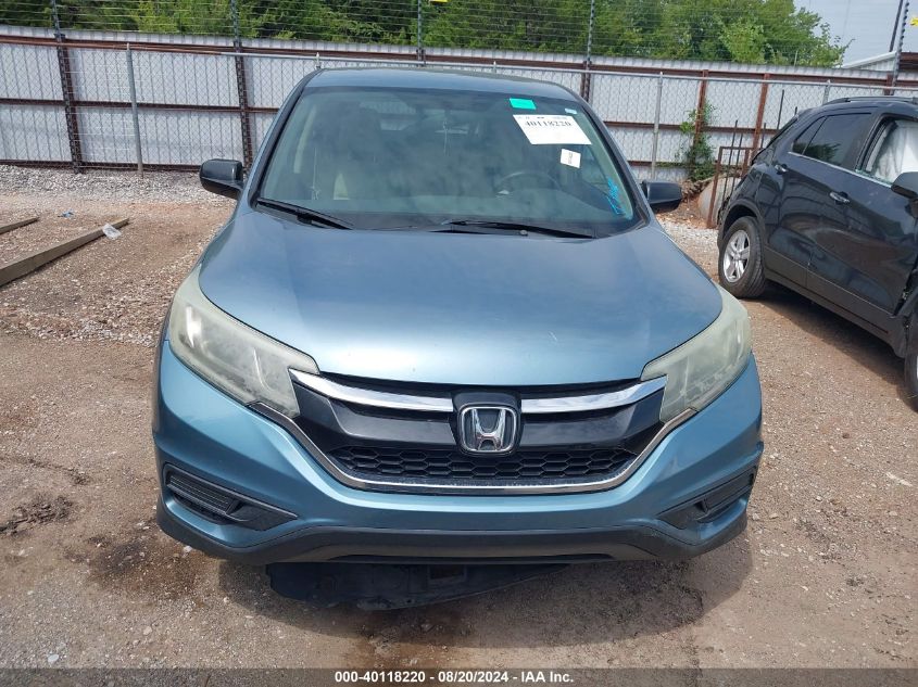 2016 Honda Cr-V Se VIN: 2HKRM3H4XGH527321 Lot: 40118220