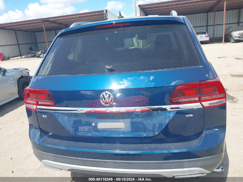 2018 Volkswagen Atlas 3.6L V6 Se/3.6L V6 Se W/Technology VIN: 1V2DR2CAXJC531325 Lot: 40118249