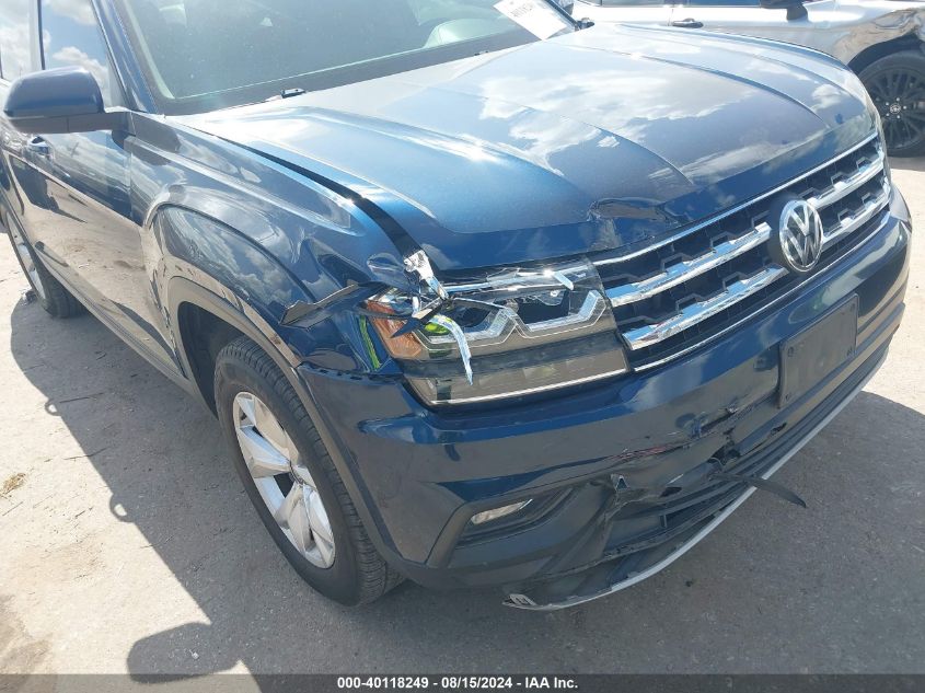 2018 Volkswagen Atlas 3.6L V6 Se/3.6L V6 Se W/Technology VIN: 1V2DR2CAXJC531325 Lot: 40118249