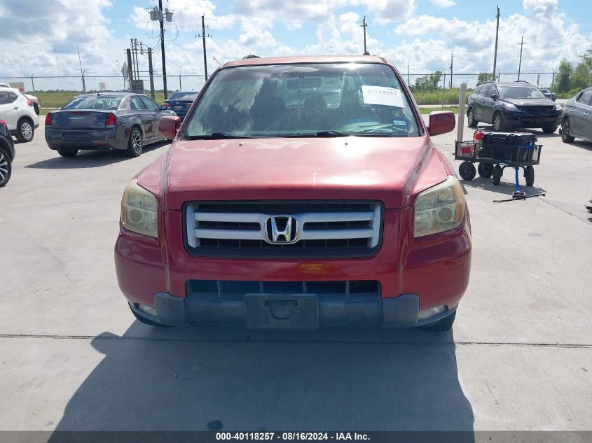 2006 Honda Pilot Ex VIN: 5FNYF28526B026302 Lot: 40118257
