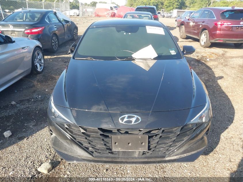 2021 Hyundai Elantra Sel VIN: 5NPLS4AG1MH006117 Lot: 40118343