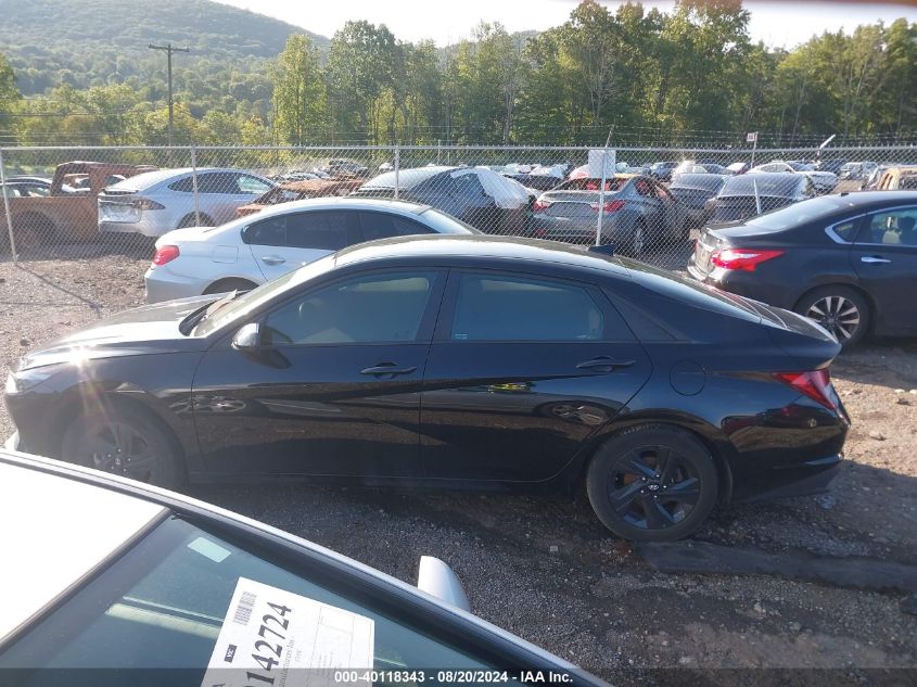 VIN 5NPLS4AG1MH006117 2021 HYUNDAI ELANTRA SEL