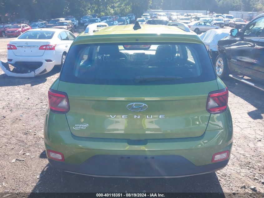 2020 Hyundai Venue Sel VIN: KMHRC8A3XLU032534 Lot: 40118351