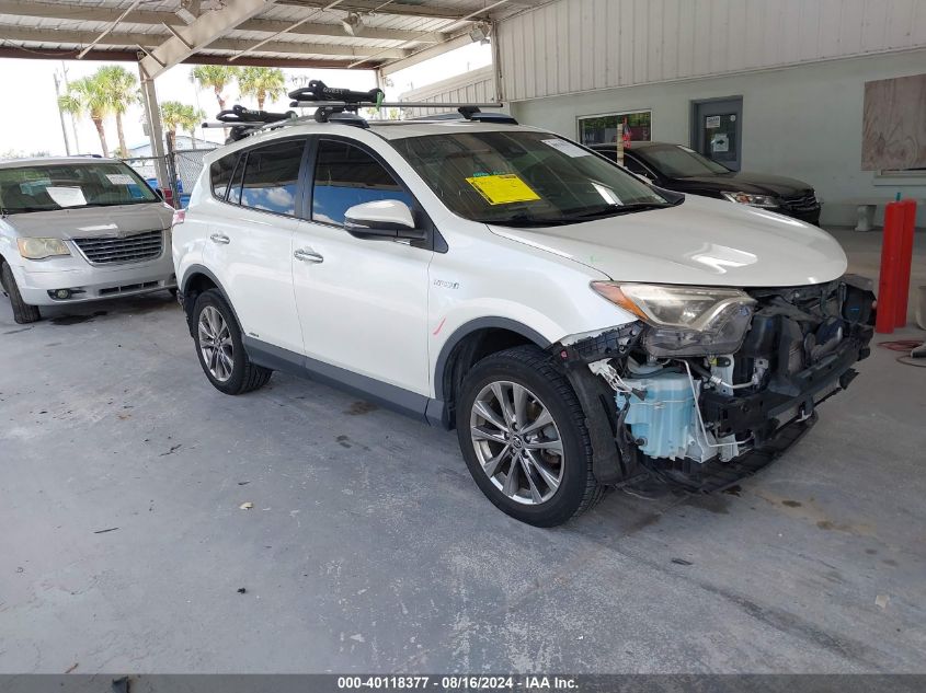 2017 Toyota Rav4 Hybrid Limited VIN: JTMDJREV9HD120763 Lot: 40118377