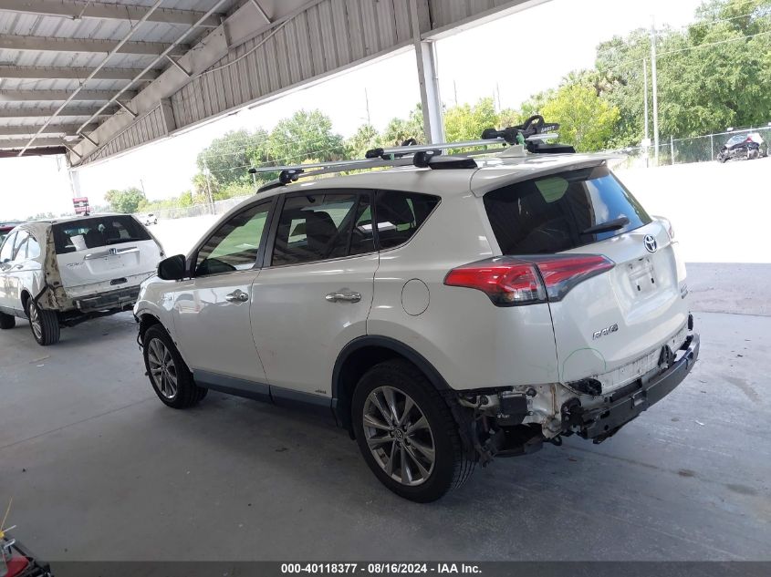 2017 Toyota Rav4 Hybrid Limited VIN: JTMDJREV9HD120763 Lot: 40118377